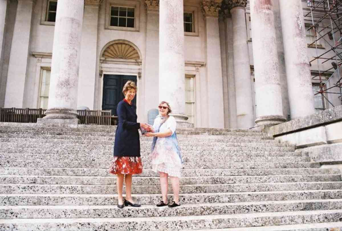 Countess-Of-Verulam-was-At-Book-Signing-Of-‘A-Roman-And-A-Celt’-With-April-E.-Claridge-At-Gorhambury-Manor-House