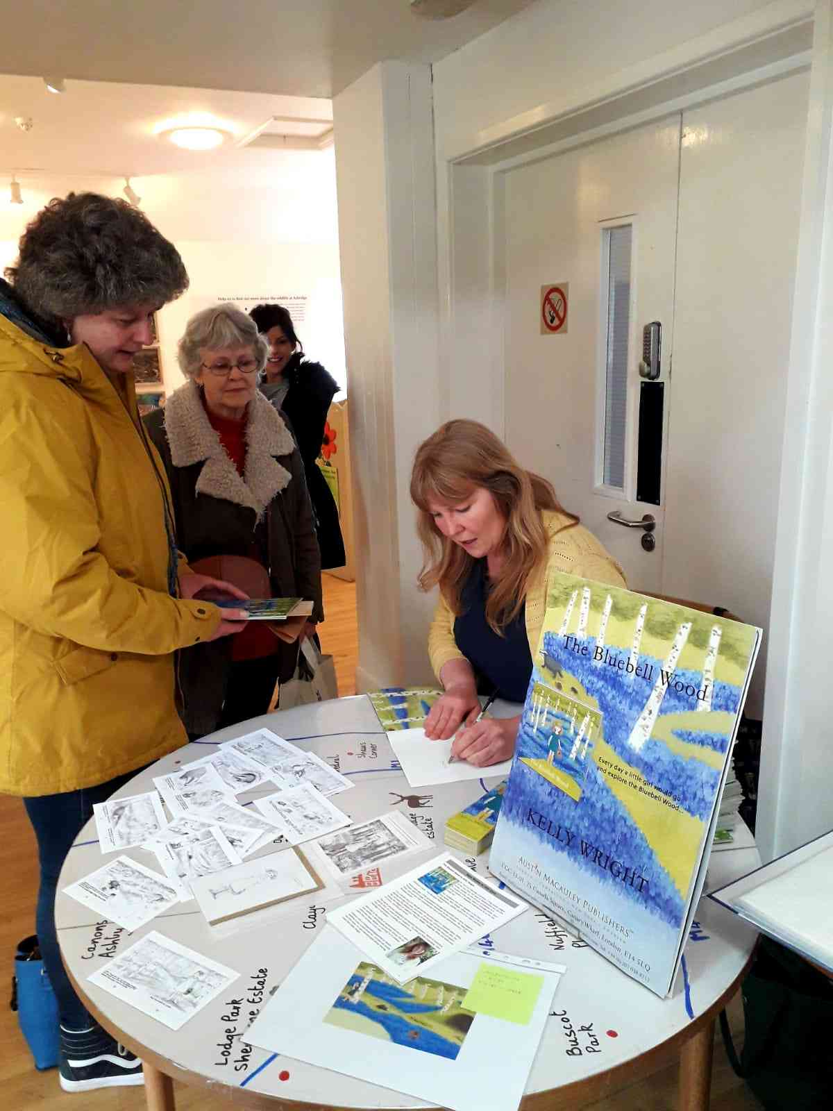 The-Bluebell-Wood-Kelly-Wright-Book-Signing-austin-macauley-publishers