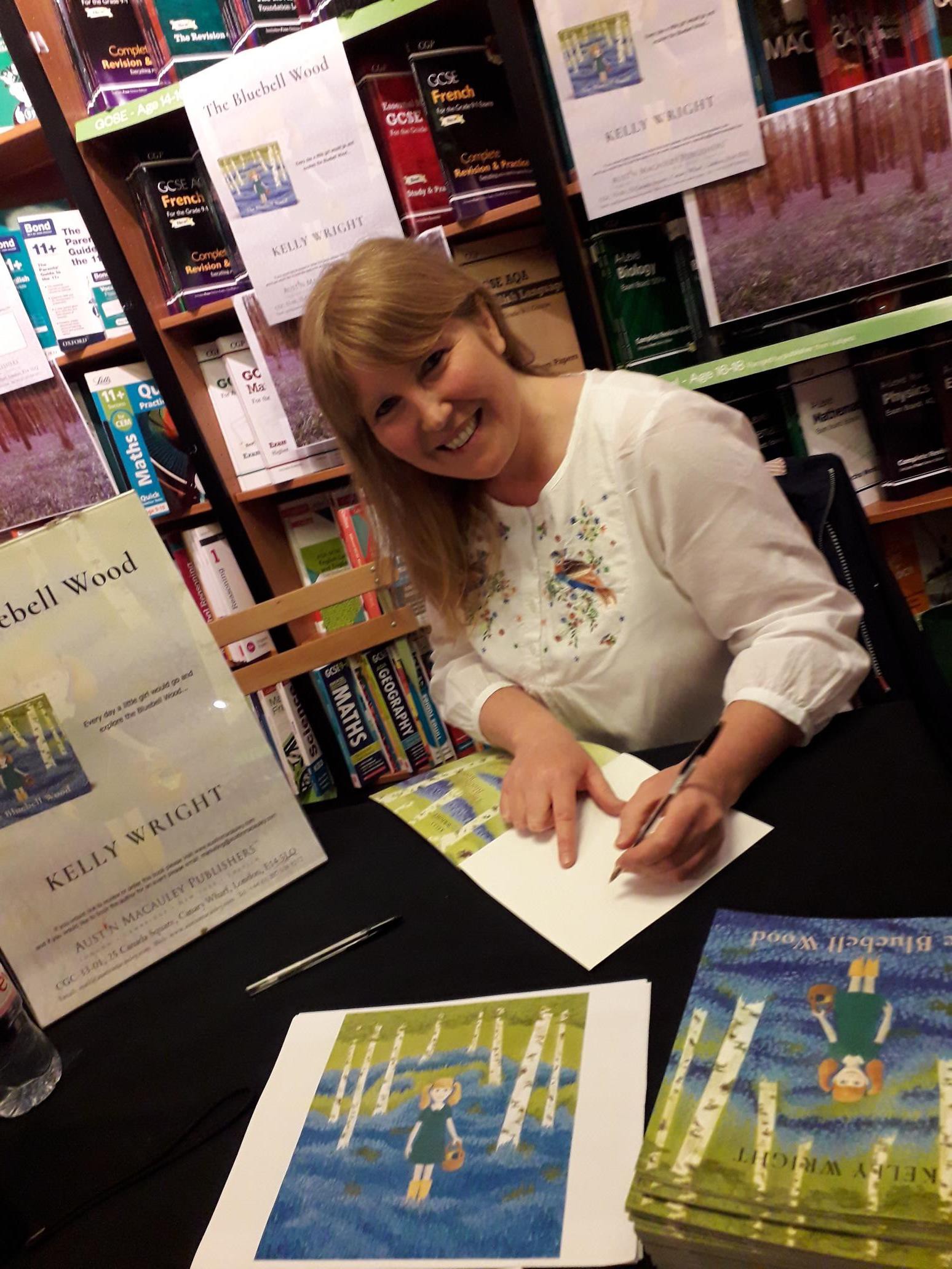 Book Signing ceremony of ‘The Bluebell Wood’ at the Waterstones