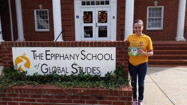 Book Reading at The Epiphany School of Global Studies for ‘Jimmy Gets a Passport’.