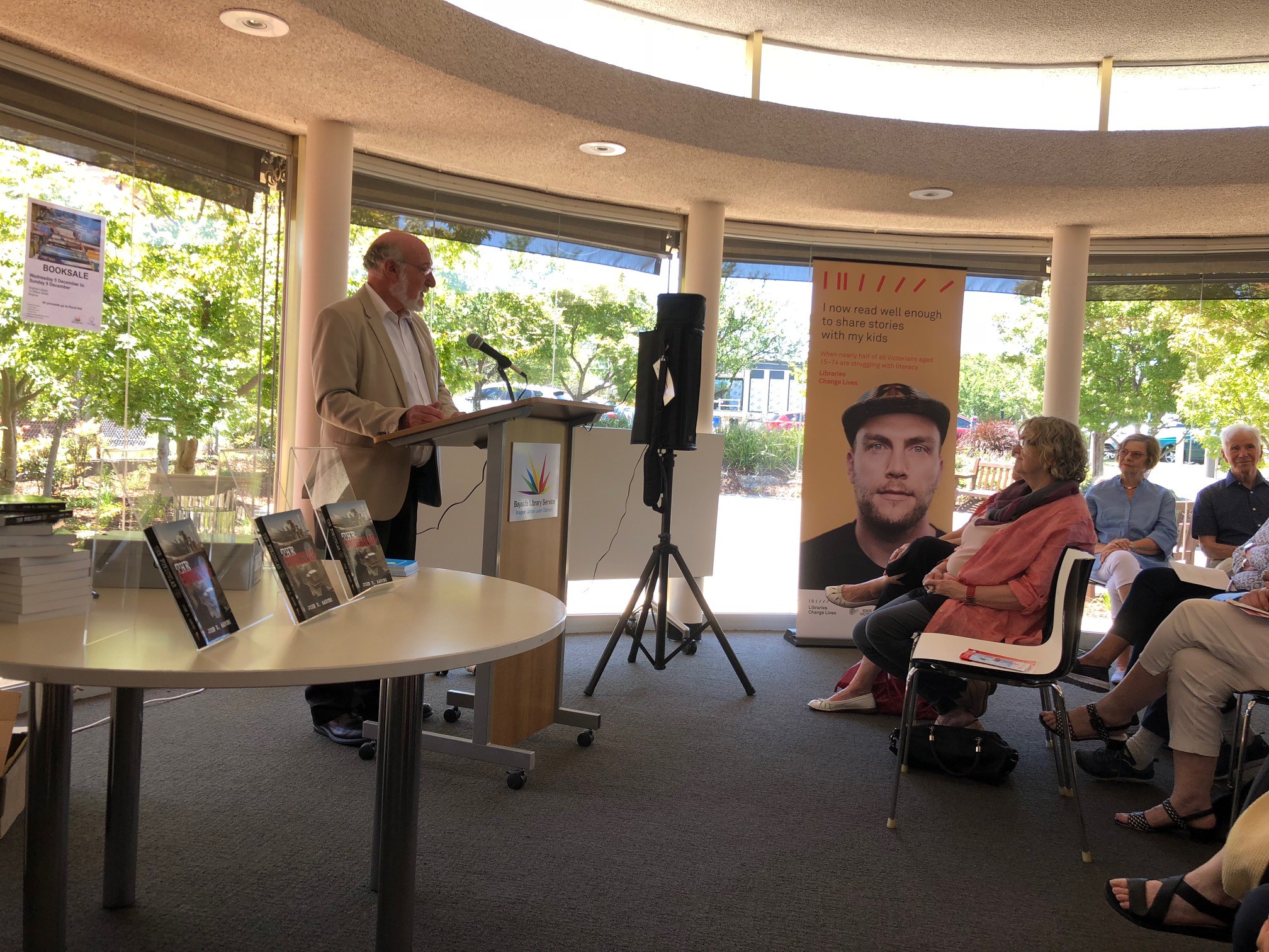 John R. Aarons gave a presentation on ‘The Funicular’ at Brighton Library